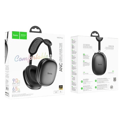 Audífonos Hoco W55 Plus Over Ear Bluetooth 5.4 con ANC (90 hrs)