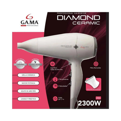 Secador Gama Diamond Ceramic 1900–2300 W