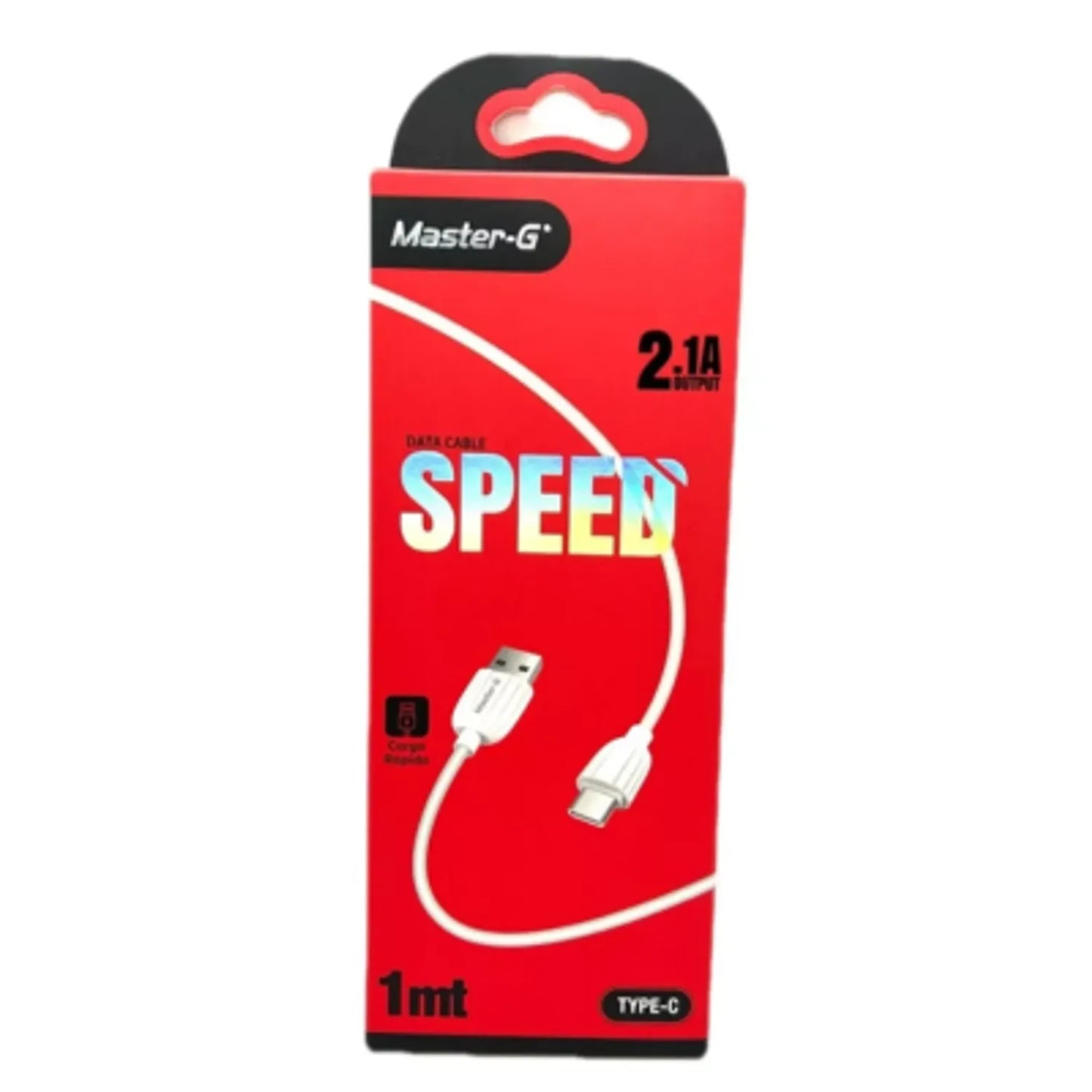 Cable de Carga Rápida Master-G MGCATC USB-A a USB-C 1 m (Blanco)